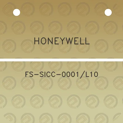 honeywell-fs-sicc-0001l10