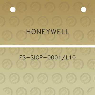 honeywell-fs-sicp-0001l10