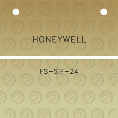 honeywell-fs-sif-24