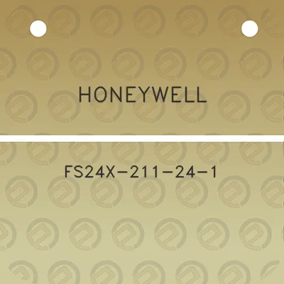 honeywell-fs24x-211-24-1