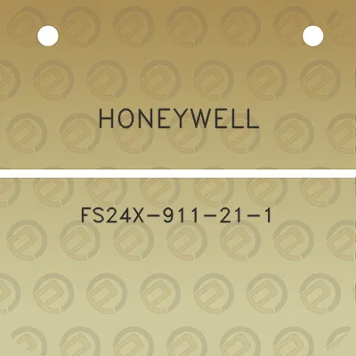 honeywell-fs24x-911-21-1