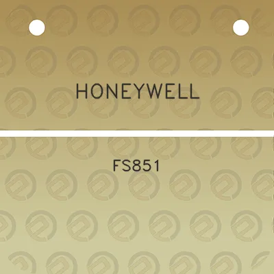 honeywell-fs851