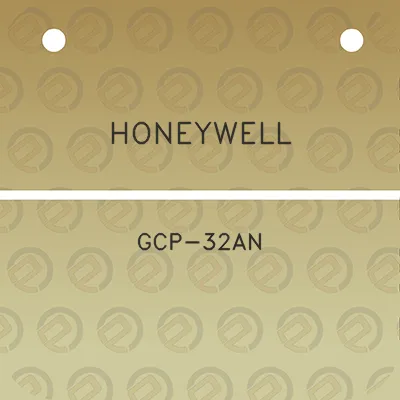 honeywell-gcp-32an