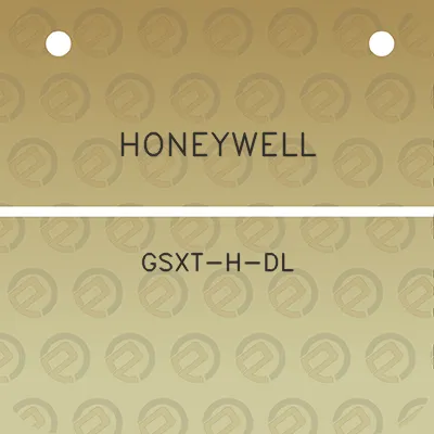 honeywell-gsxt-h-dl