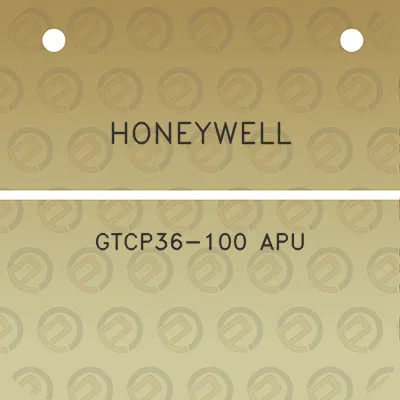 honeywell-gtcp36-100-apu