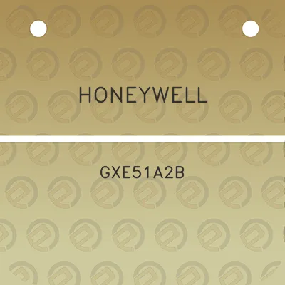 honeywell-gxe51a2b