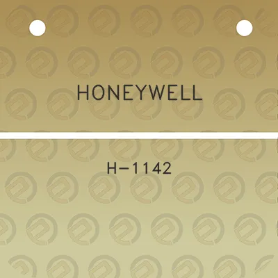 honeywell-h-1142