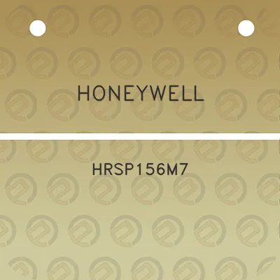 honeywell-hrsp156m7