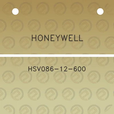 honeywell-hsv086-12-600