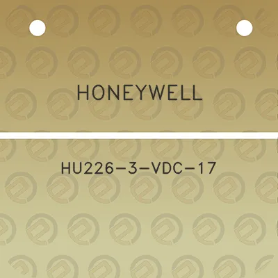 honeywell-hu226-3-vdc-17