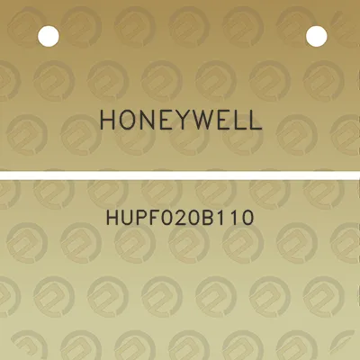 honeywell-hupf020b110