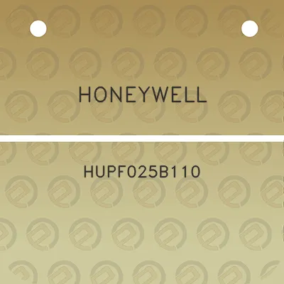 honeywell-hupf025b110