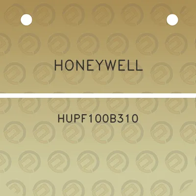 honeywell-hupf100b310