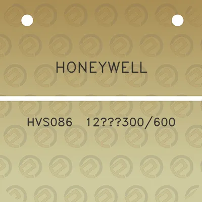 honeywell-hvs086-12300600