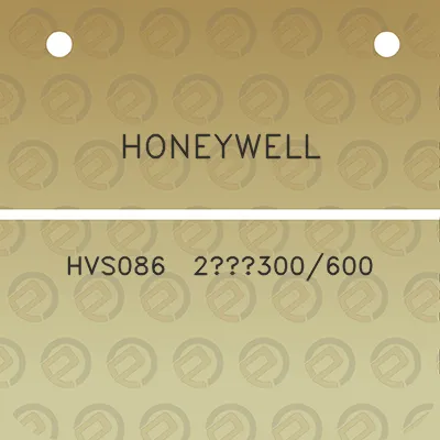 honeywell-hvs086-2300600