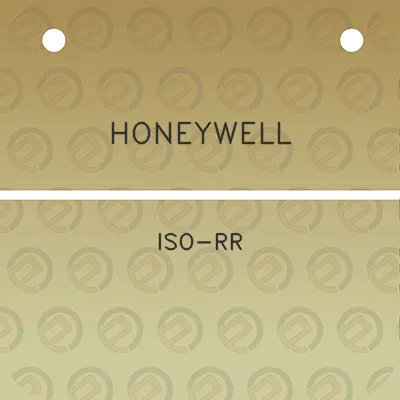 honeywell-iso-rr