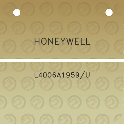 honeywell-l4006a1959u