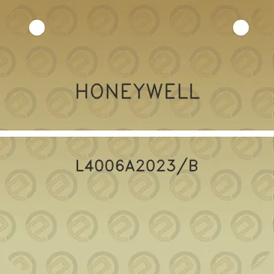 honeywell-l4006a2023b