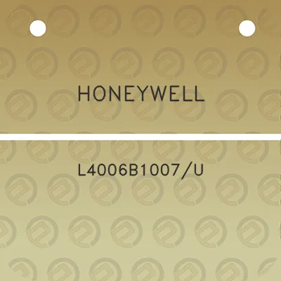 honeywell-l4006b1007u