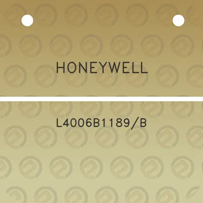 honeywell-l4006b1189b