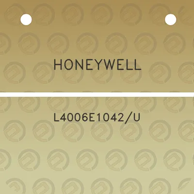 honeywell-l4006e1042u