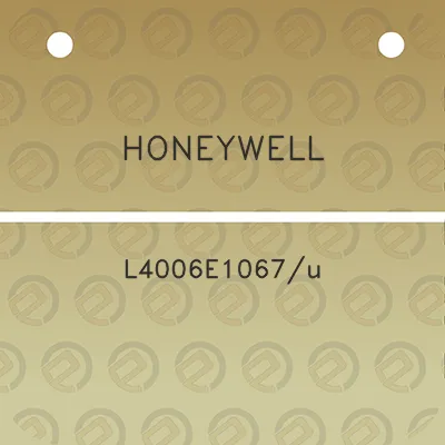 honeywell-l4006e1067u