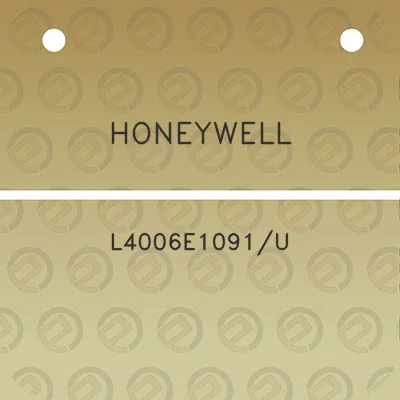 honeywell-l4006e1091u