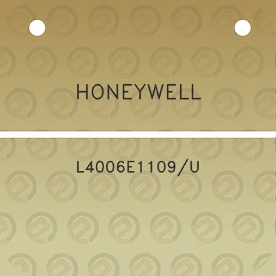 honeywell-l4006e1109u