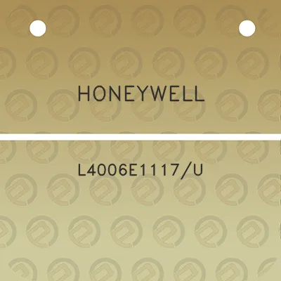 honeywell-l4006e1117u