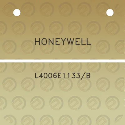 honeywell-l4006e1133b