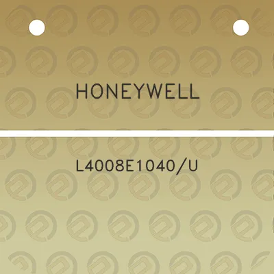 honeywell-l4008e1040u