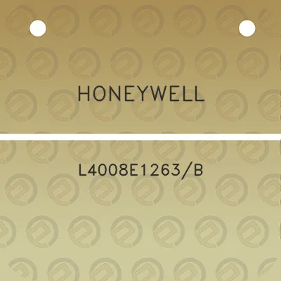 honeywell-l4008e1263b