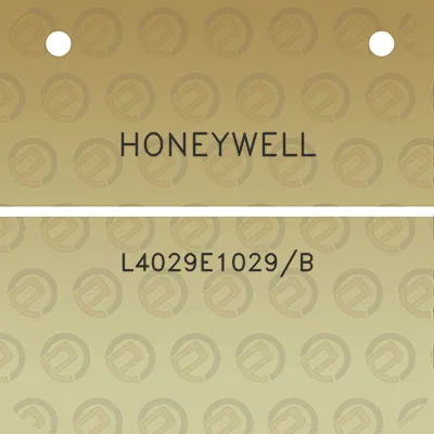 honeywell-l4029e1029b