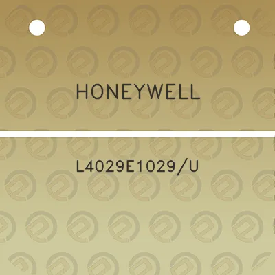 honeywell-l4029e1029u