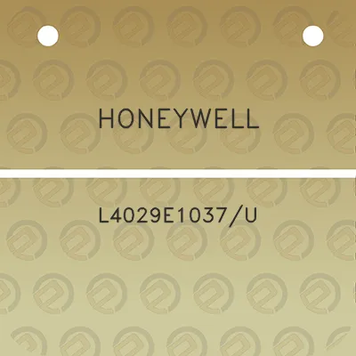 honeywell-l4029e1037u