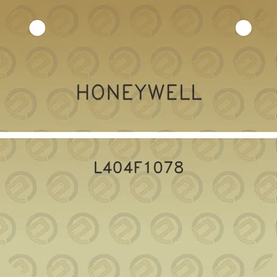 honeywell-l404f1078