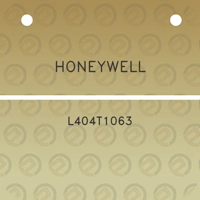 honeywell-l404t1063