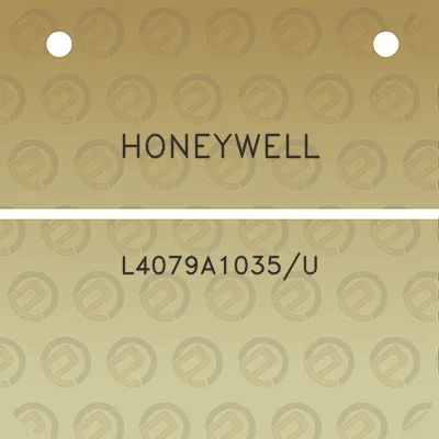 honeywell-l4079a1035u