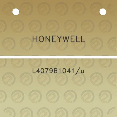 honeywell-l4079b1041u