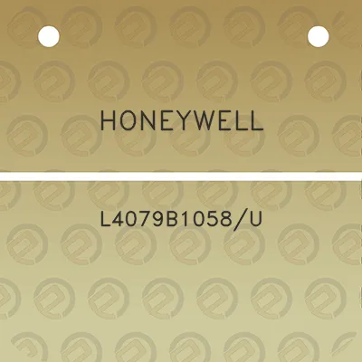 honeywell-l4079b1058u