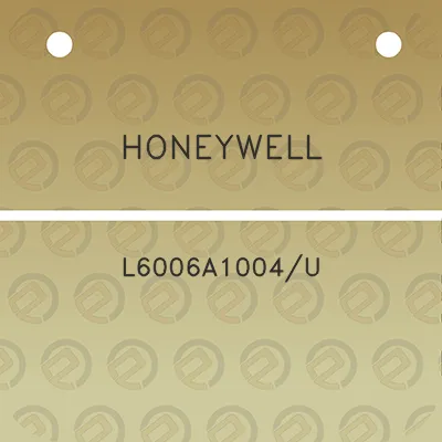 honeywell-l6006a1004u