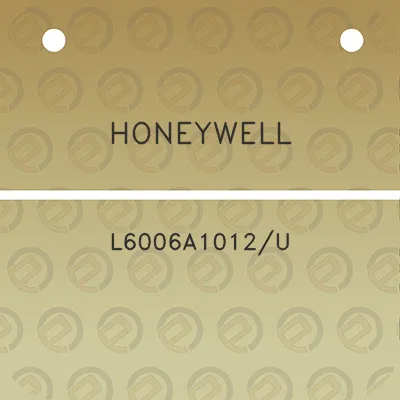 honeywell-l6006a1012u