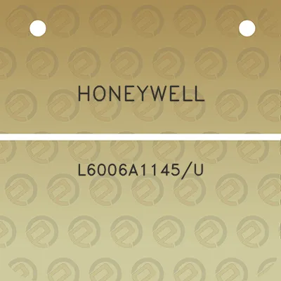 honeywell-l6006a1145u