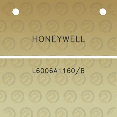 honeywell-l6006a1160b