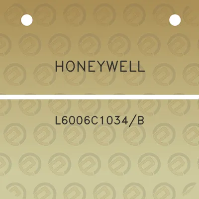 honeywell-l6006c1034b