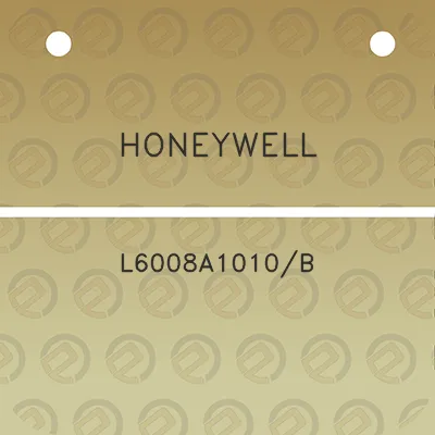 honeywell-l6008a1010b