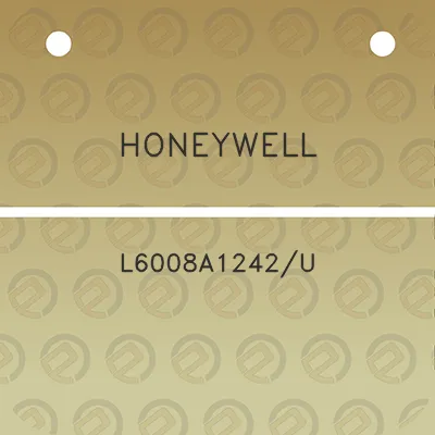 honeywell-l6008a1242u