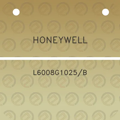 honeywell-l6008g1025b