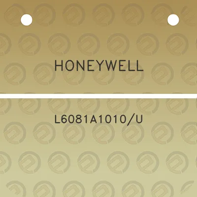 honeywell-l6081a1010u