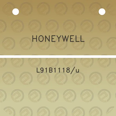 honeywell-l91b1118u